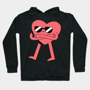 Super Cool Pink Heart Hoodie